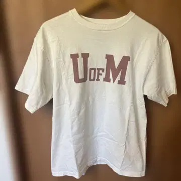 REMI RELIEF UofM 반팔T셔츠 화이트
