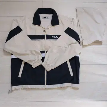 [새상품급] 90s~2000s 초반 FILA 점퍼 블루종 후드 부착