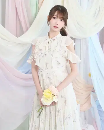 로제 뮤즈 튤립 시폰 드레스 로제 뮤즈