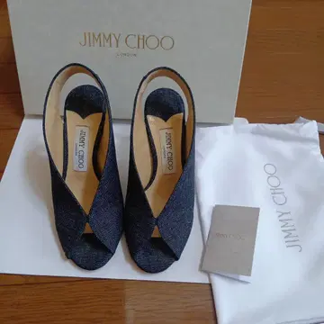 JIMMY CHOO 데님 샌들