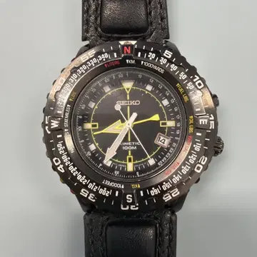 SEIKO KINETIC 100M 남성용 손목시계 5M62-0CA0