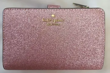 케이트 스페이드 뉴욕 글리터 지갑 핑크