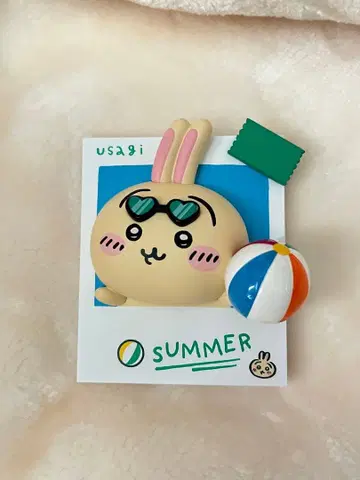 치이카와 miniso 토끼 입체 썸머 마그넷