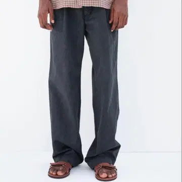 새상품 AURALEE PRODUCT DYED FINX CHINO 블랙 3
