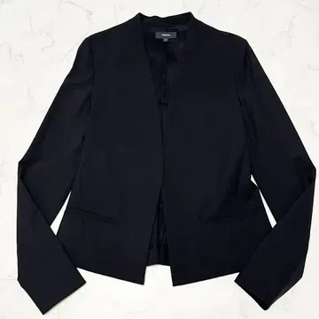 새상품급 Theory TAILOR 백 오픈 노카라 자켓 최근 S