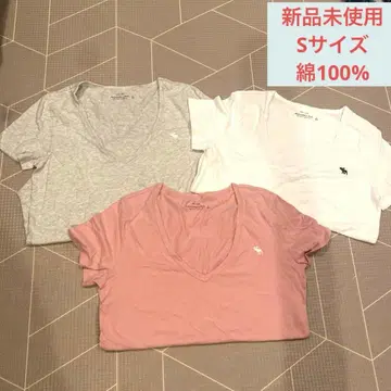 새상품 아바클로 Abercrombie & Fitch V넥 티셔츠 세트
