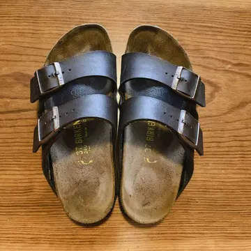 버켄스탁 애리조나 내추럴 가죽 24cm