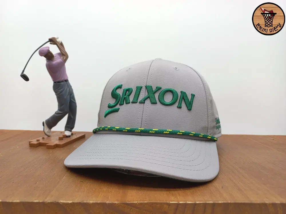 스릭슨 로프 골프 모자 Srixon 첫 메이저 대회 기념 그레이