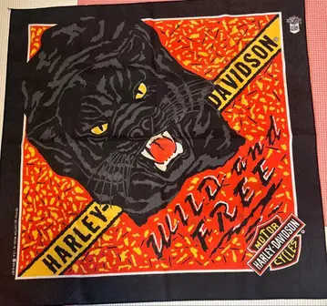 Harley-Davidson 공식 반다나 1987년제 블랙팬서