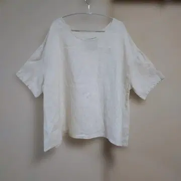 08mab 린넨 티셔츠 아이보리