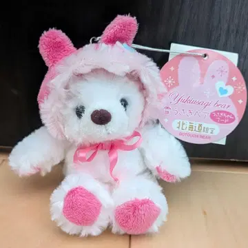 지역 한정 베어 홋카이도 한정 눈 토끼 베어 봉제 인형 키링