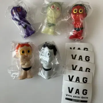VAG 가챠 HAPY 컴플리트 소프트 비닐 BLACK PEARLS