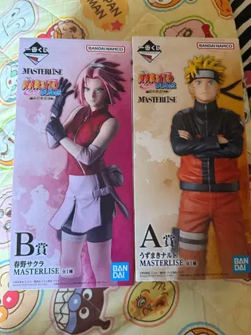 제일복권 NARUTO 돌풍전 A상 B상 피규어 세트