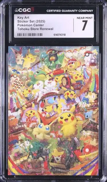 포켓몬 센터 토호쿠 스티커 세트 CGC7