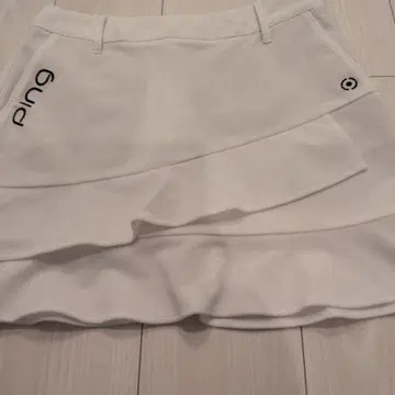 PING 여성용 골프 스커트 화이트 L
