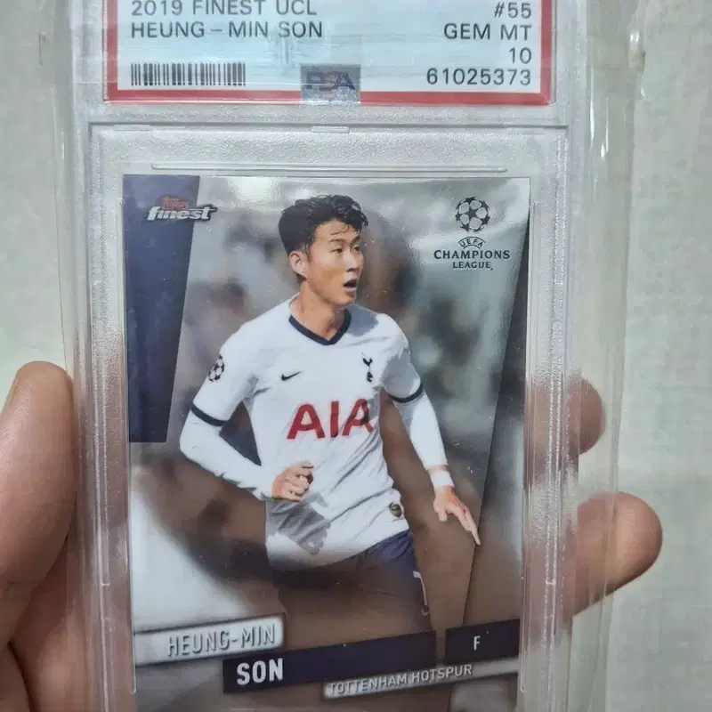 2019 ucl 손흥민 psa10