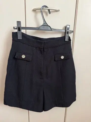 SNIDEL 썸머 트위드 숏팬츠 네이비