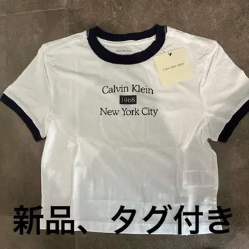 새상품, 미사용 Calvin Klein 반팔 T셔츠 XS