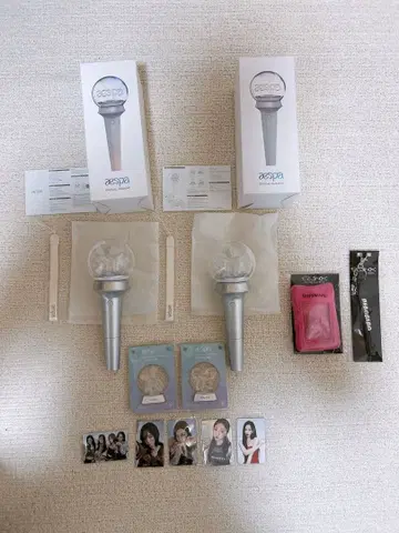aespa 공식 응원봉 Ver.1 본체 2개 세트