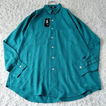 90s phiz deadstock GOOUCH silkshirt TEAL