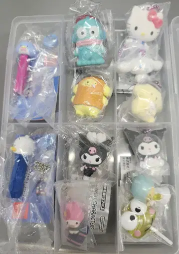가챠 산리오 캐릭터 참 피규어 묶음 판매