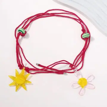 zara 코드 목걸이 완판템 태양 꽃