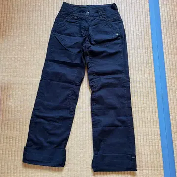 MAMMUT 여성용 스트레이트 팬츠 블랙
