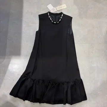 JILLSTUART 슬리브리스 원피스 비쥬 포함 블랙 0