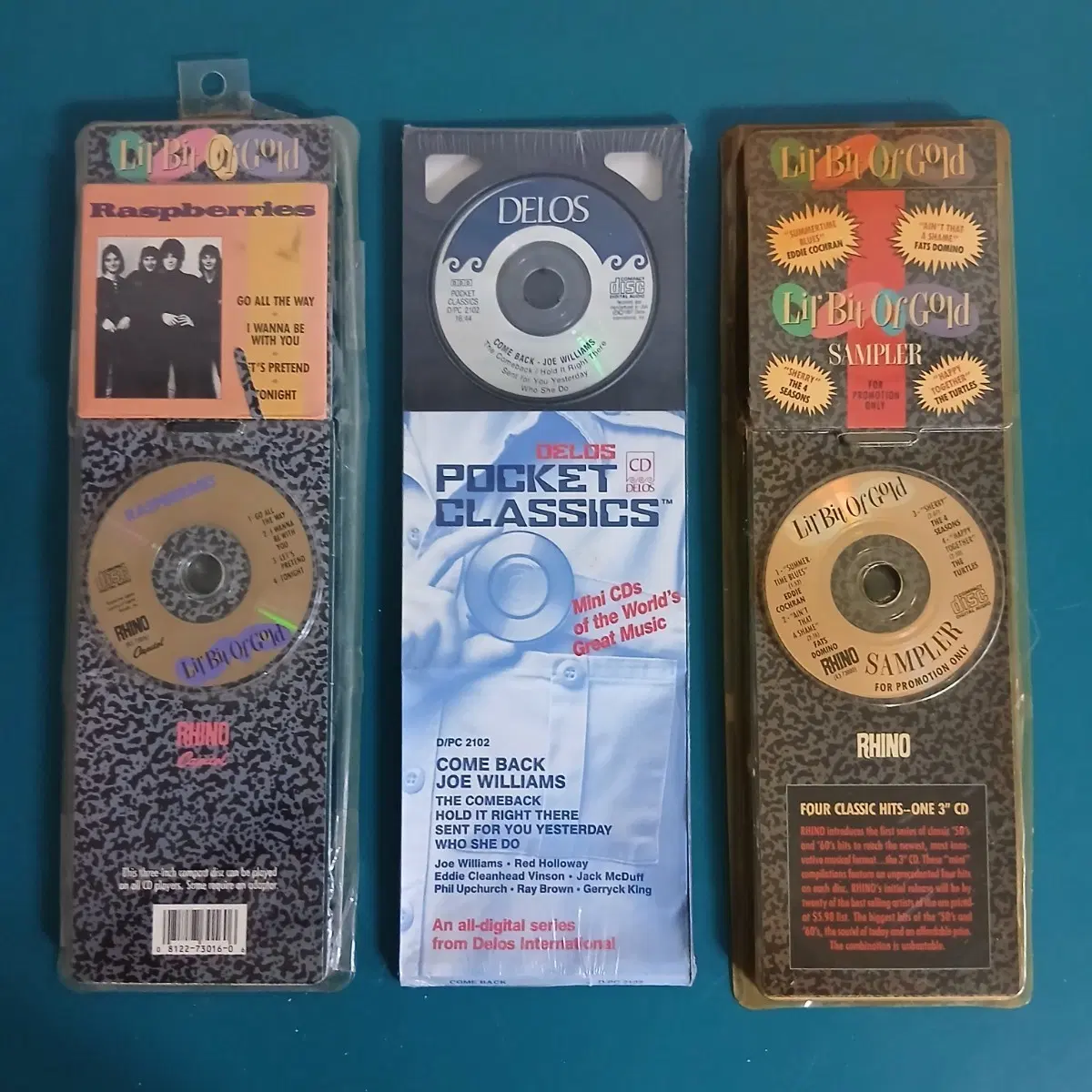 3" ORIGINAL VINTAGE CD 미개봉 3개