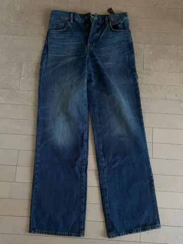 ZARA 와이드핏 데님 팬츠 버튼 플라이