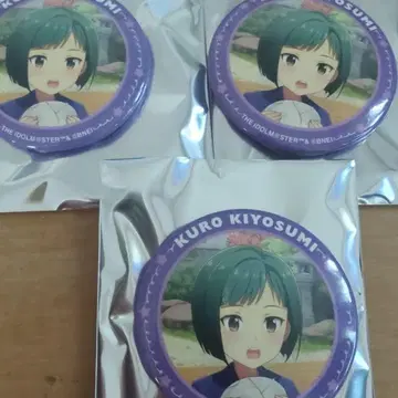 아이돌 마스터 SideM 키요스미 쿠로 리메샷 리멤버 샷 캔뱃지 3점