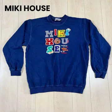 MIKI HOUSE 맨투맨 트레이닝복 네이비