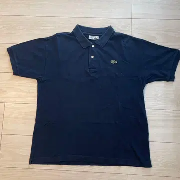 CHEMISE LACOSTE 피케 셔츠 프랑스제 네이비 사이즈 5 80s