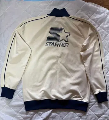 STARTER 스타터 트랙 자켓 저지 아이보리 네이비