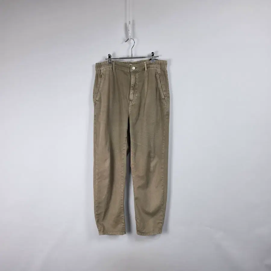 자라 베이지 밴딩 코튼 팬츠 남 34-36인치 260709