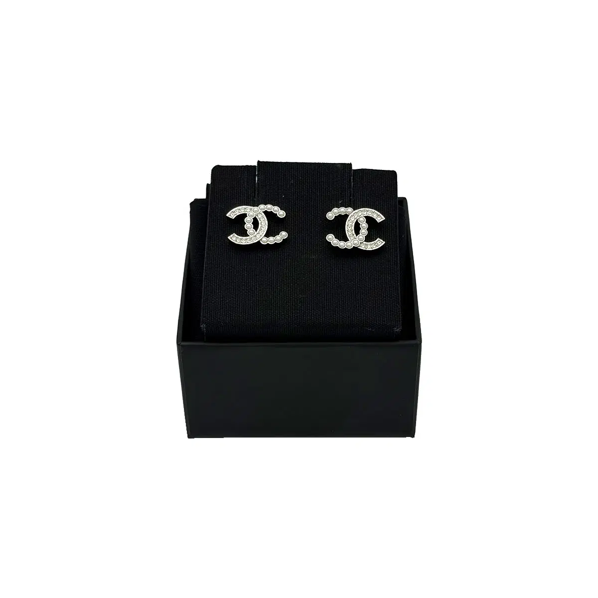 샤넬 Chanel ABD478 CC로고 펄 크리스탈 귀걸이