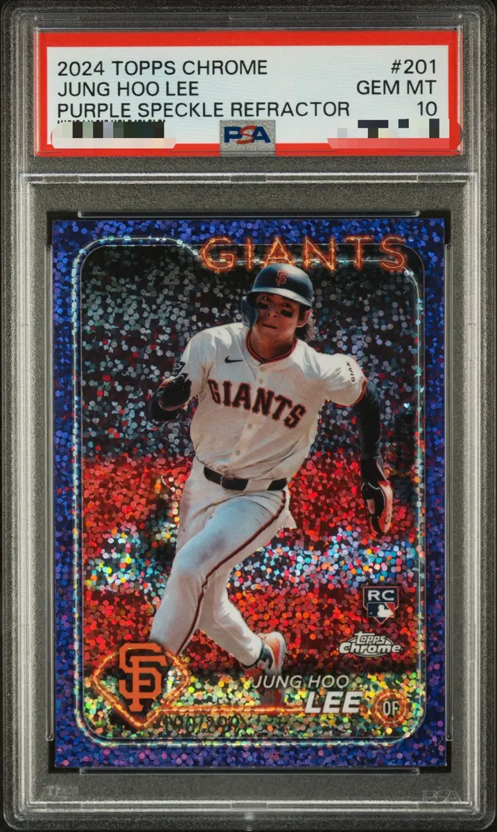 2024 탑스 크롬 이정후 루키 PSA10
