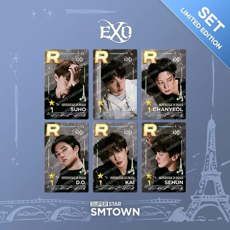 엑소 exo 슈스엠 포카 세트