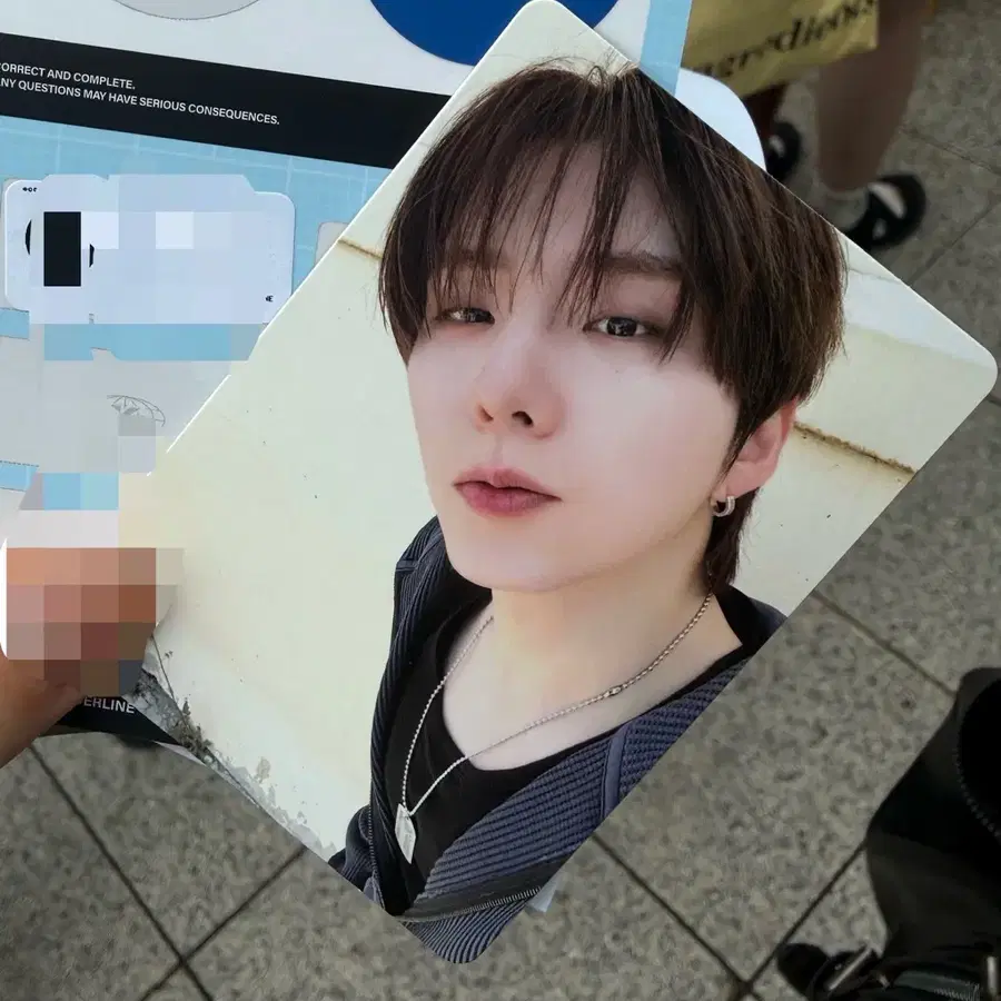 몬스타엑스 기현 보더라인 사녹 공방 포카 양도