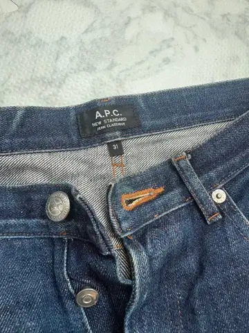 A.P.C. NEW STANDARD 데님 팬츠 31인치