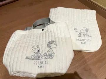 PEANUTS Baby 바스켓백 & 퀼트 싸개 2종 세트 스누피