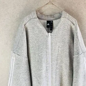 adidas 그레이 풀 집업 저지