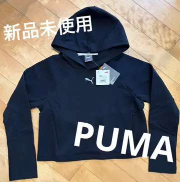 미사용 새상품 PUMA 여성용 후드티 블랙 S