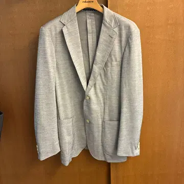 [ CAFE SOHO ] 테일러드 자켓 라이트 그레이 썸머 자켓