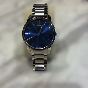 Calvin Klein 손목시계 쿼츠 블루 다이얼