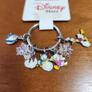 레트로 귀여운 Disney Store 도널드 덕 키링