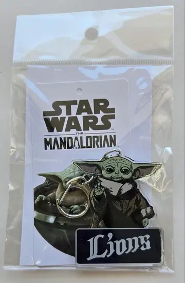 STAR WARS 그로구 세이부 라이온즈 콜라보 키링