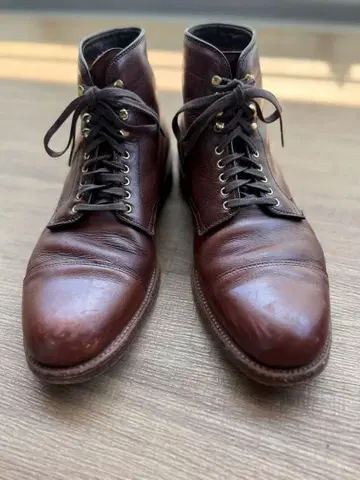 Alden 알든 가죽 레이스업 부츠 브라운 US9.5