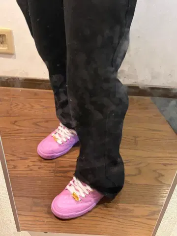 FILA 퀼팅 스니커즈 퍼플 FILA&JP THE WAVY