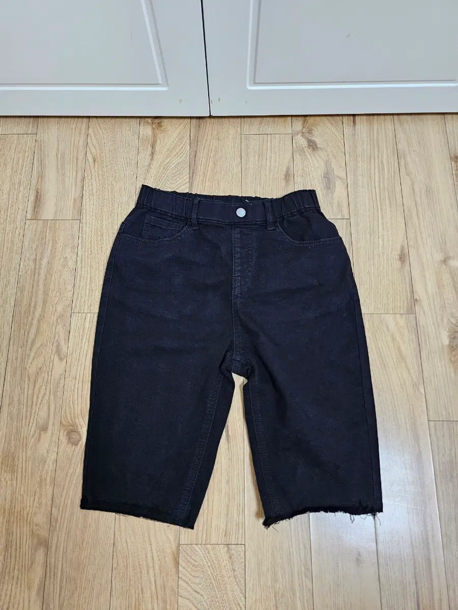 블랙 데님 숏팬츠 170/72A